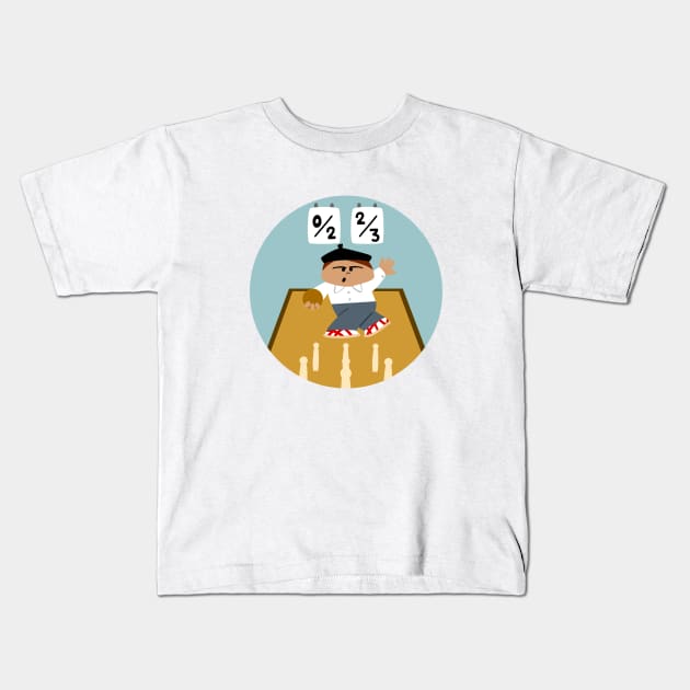 Bowling Kids T-Shirt by soniapascual